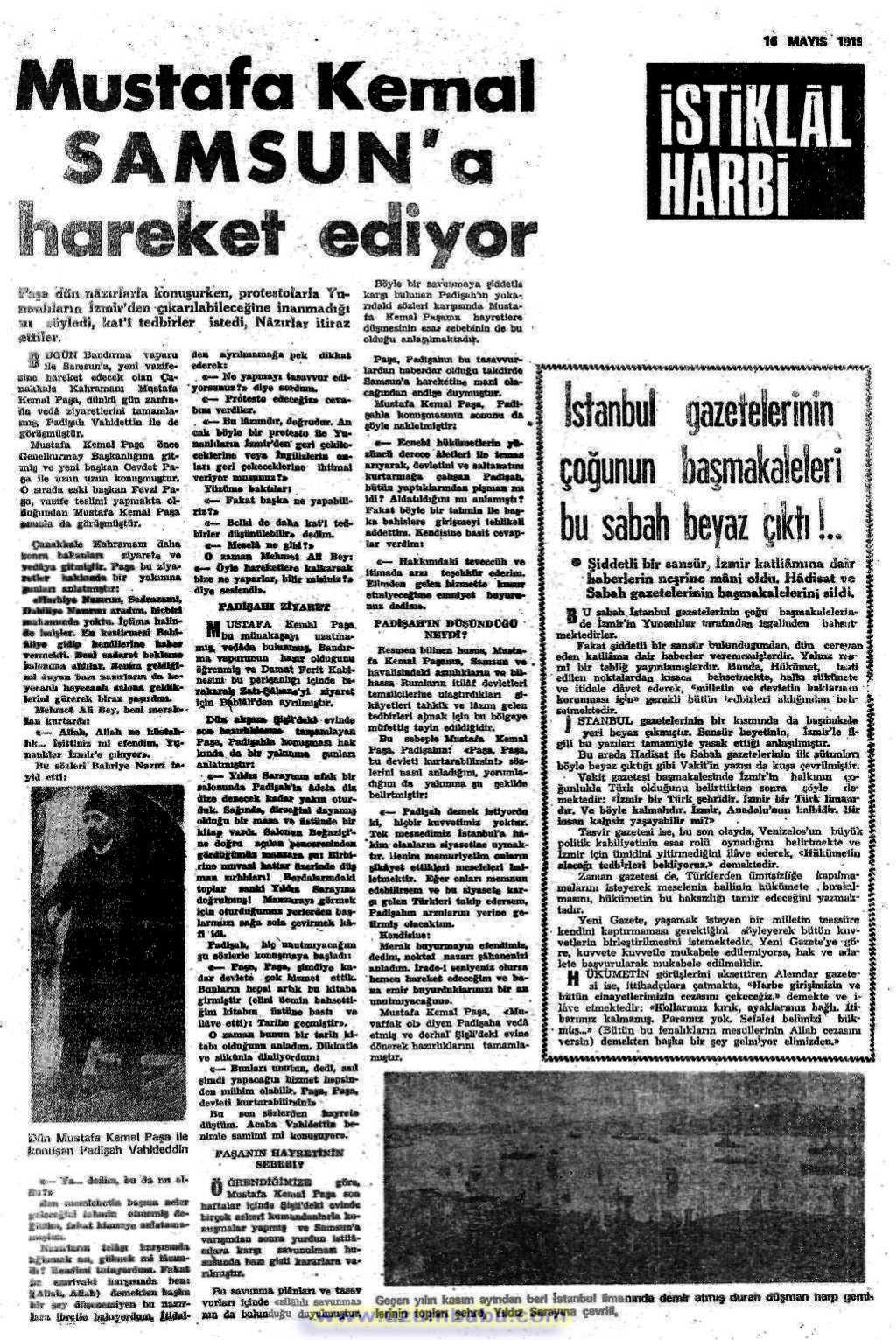 istiklal harbi gazetesi 16 mayıs (2) 1919