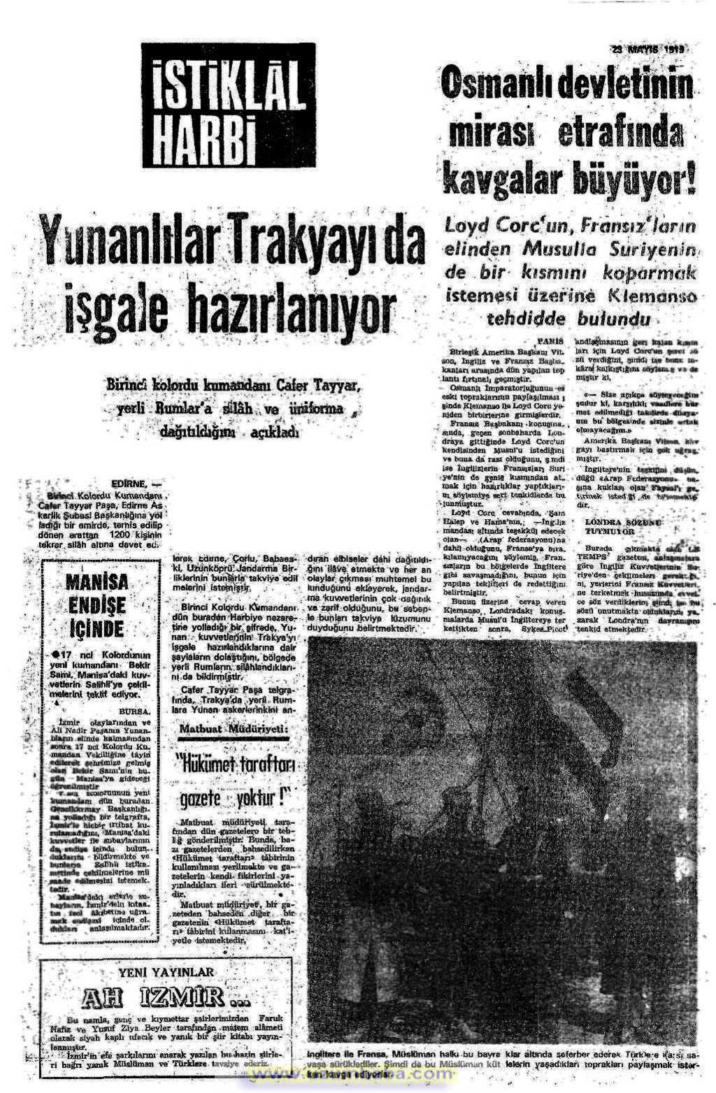 istiklal harbi gazetesi 23 mayıs (2) 1919